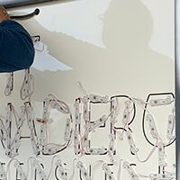 Caisson lumineux & marquage vitres - Le petit limonadier