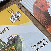 Dépliant publicitaire - Les foins du p'tit Gaud