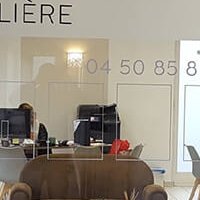 Enseigne Alu dibond & Marquage de vitrines - Maison IV