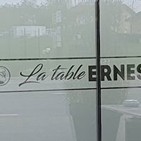 Décor adhésif dépoli - La Table Ernesto