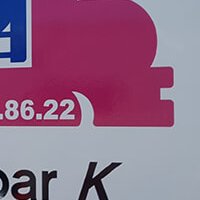 Accès publicité - Covering partiel - Poli Chrome