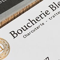 Carte de visite - Boucherie Blet