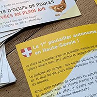 Dépliant publicitaire - Les foins du p'tit Gaud