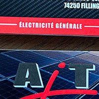 Carte de visite - AJT Électricité générale
