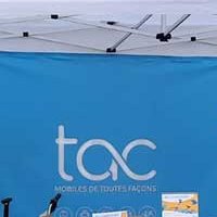 Bâche décorative pour tonnelle - TP2A d'Annemasse