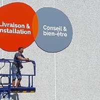 Fourniture & installation d'une signalétique extérieure - Distri (…)