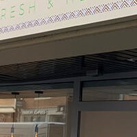 Enseigne lumineuse & Enseigne drapeau - Bowlicious