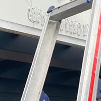 Enseigne lumineuse - Boucherie Blet